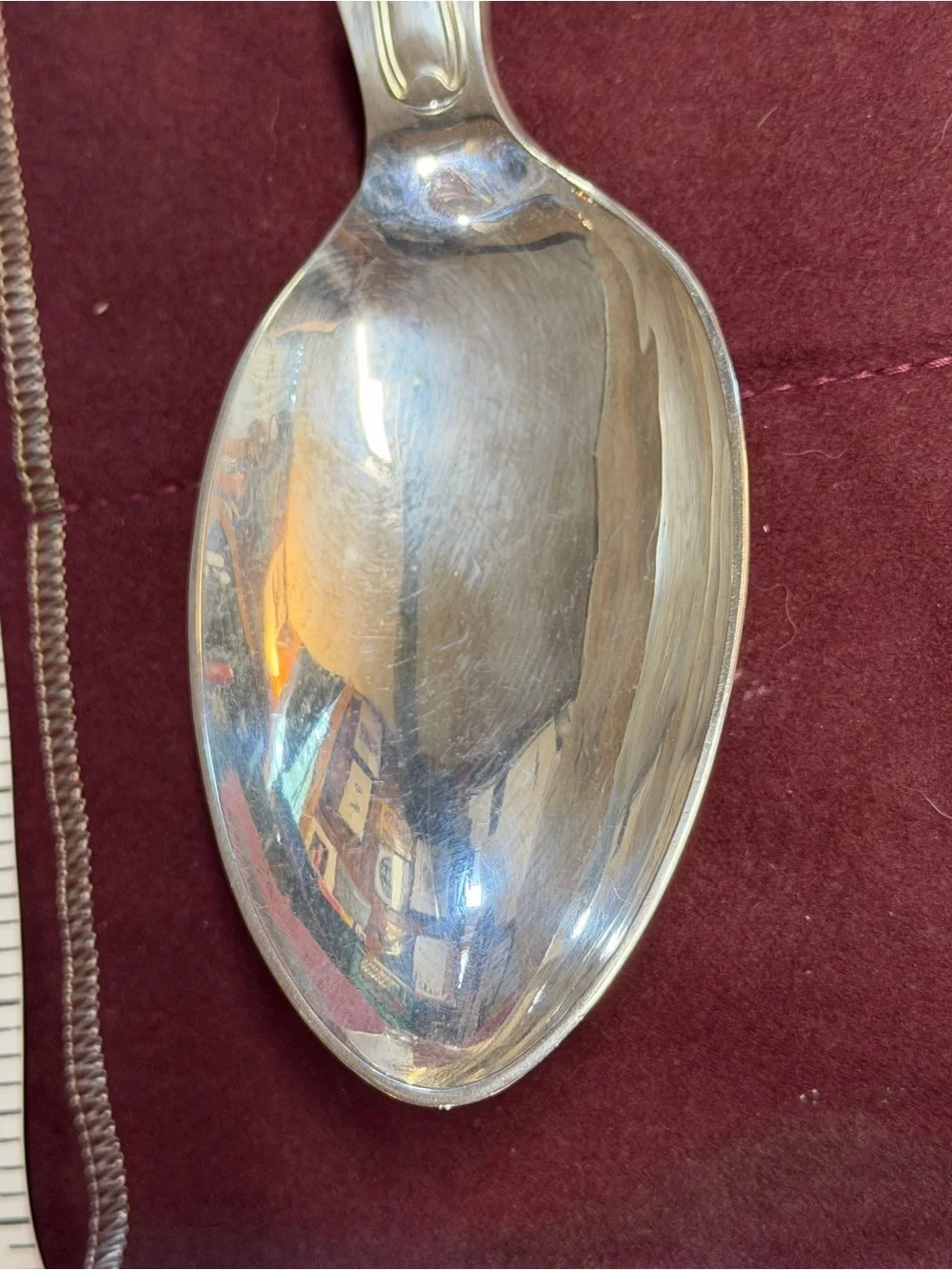 Vintage 13” silver triple plated large basting spoon EPNS A1 Sheffield England